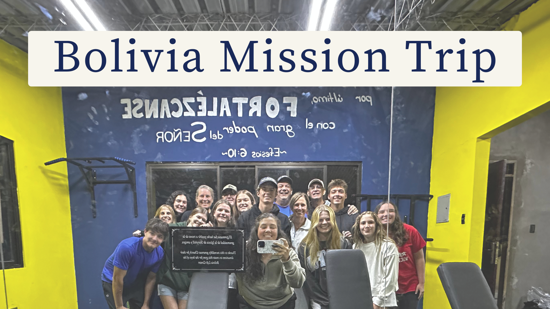 Summer Bolivia Mission Trip