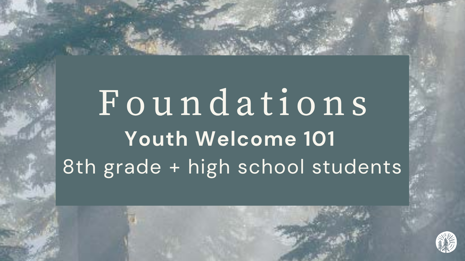 YOUTH | Fall Foundations Day 1