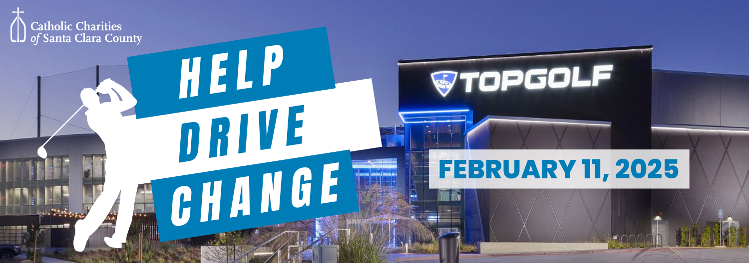 Top Golf stadium on the background
