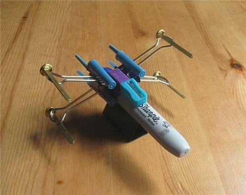  Build a Star Wars X-Wing fighter 