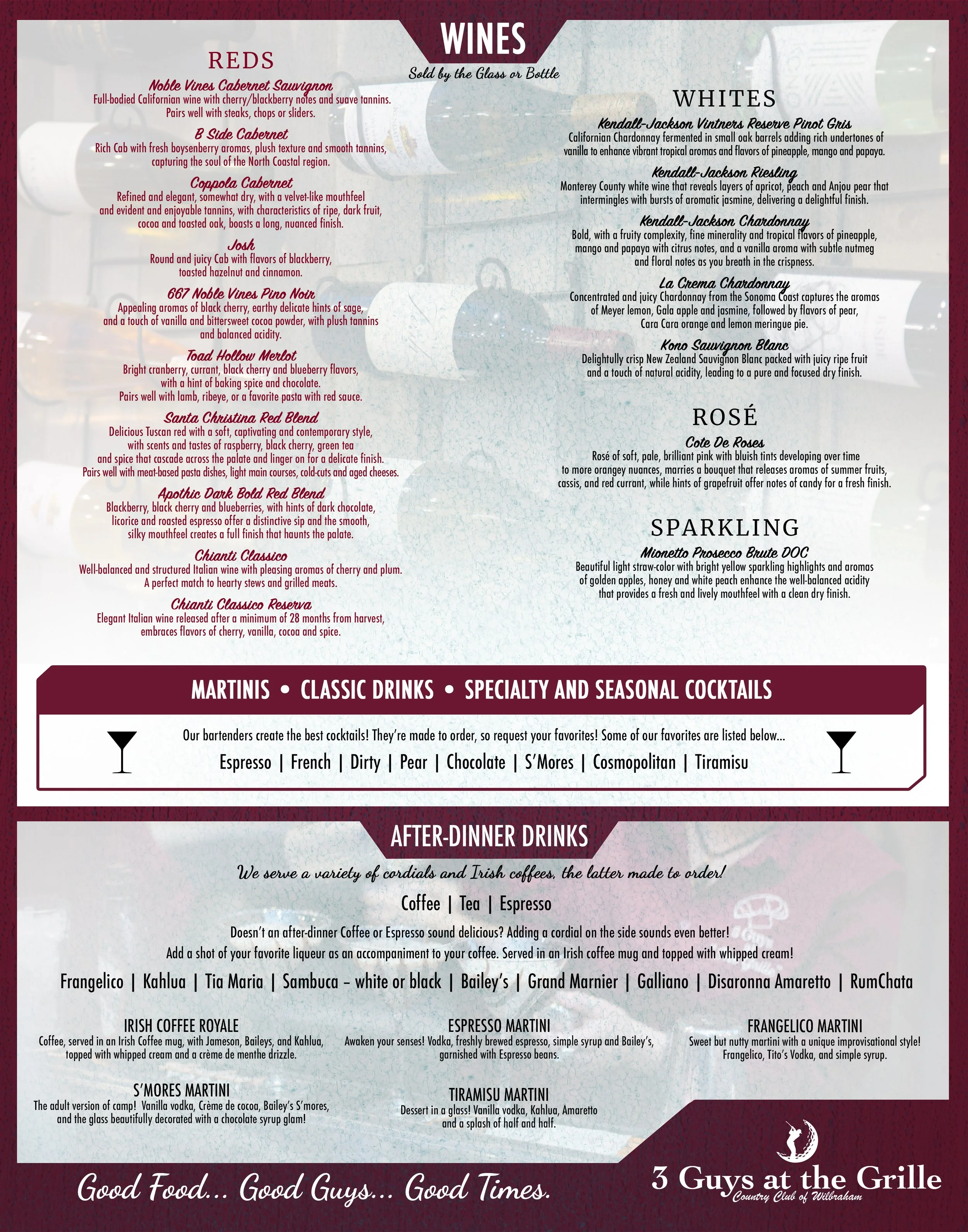 3 Guys at the Grille — At The Grille