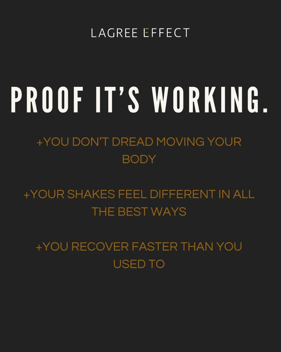 Progress doesn&rsquo;t always look dramatic. Sometimes it just feels better.