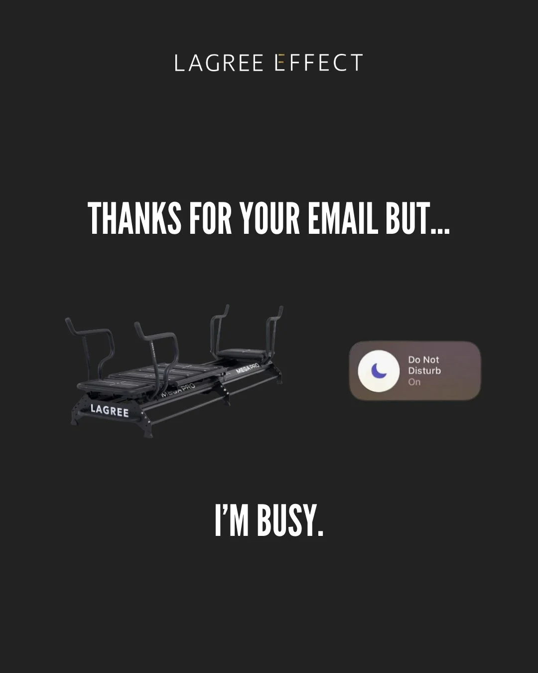 Priorities: Lagree class and a little me time.⁠
⁠
We&rsquo;ll get back to reality later.