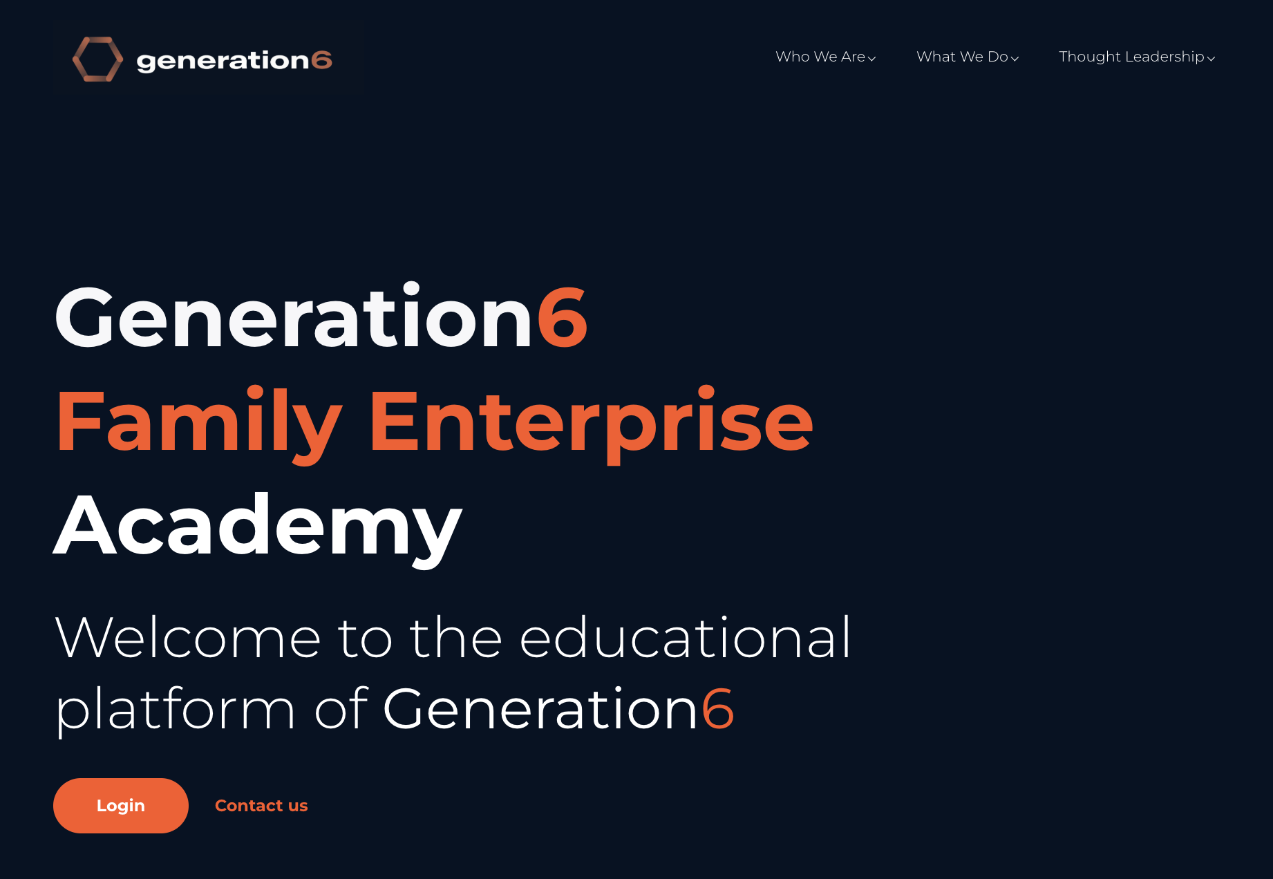 Generation6 Academy: Turning Family Learning Into Ownership Capability