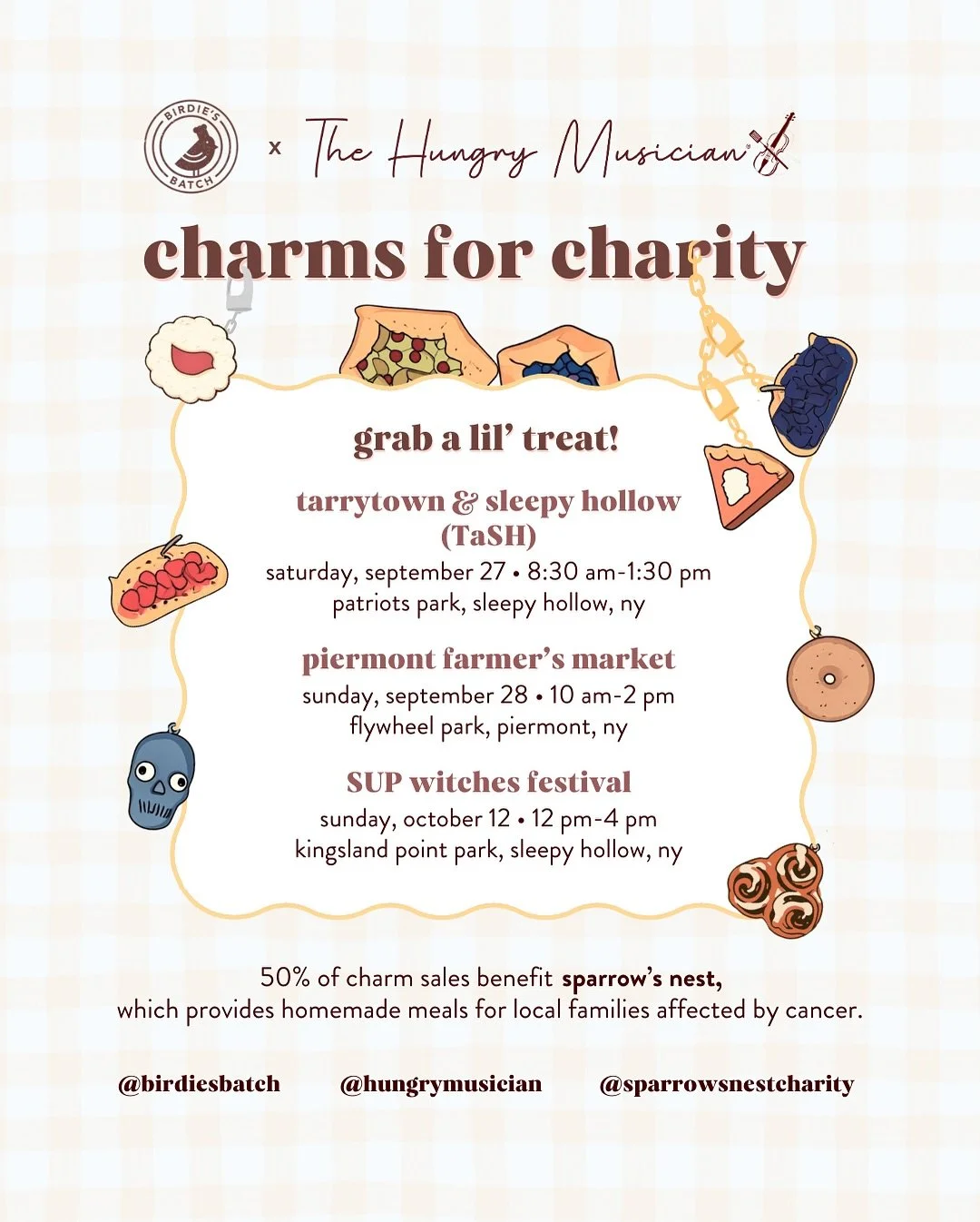 Calling all Hudson Valley foodies! You can have your cake and wear it too... 

I&rsquo;ve teamed up with Sara &amp; Vinnie Cann at @birdiesbatch to create handmade polymer clay charms and magnets inspired by their award-winning preserves and bakes.

