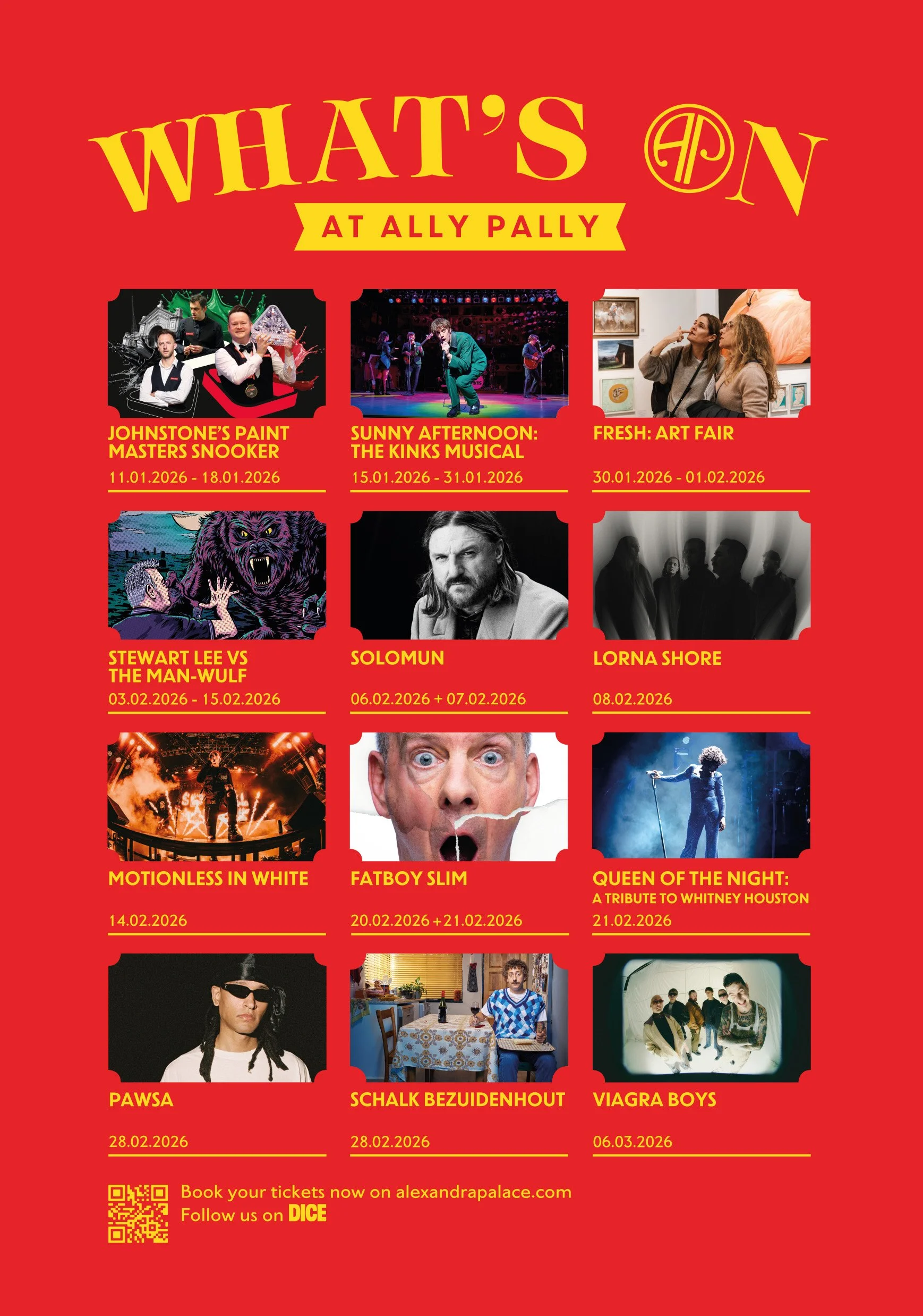 Alexandra Palace large scale promotion materials