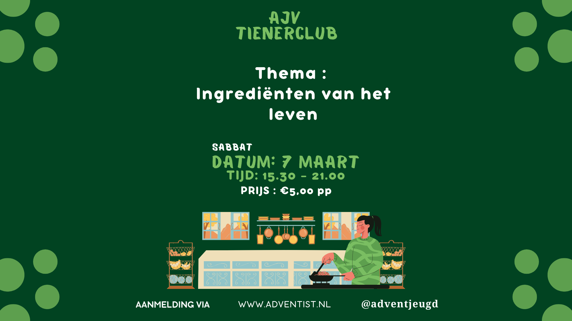 Tienerclub 'Ingredienten van het leven' 