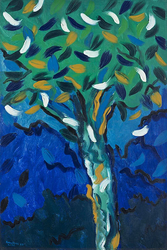 ″NOCTURNO″ 
(Acrílico sobre Caoba - 1997) 
36" X 24" 
$10,500.00*