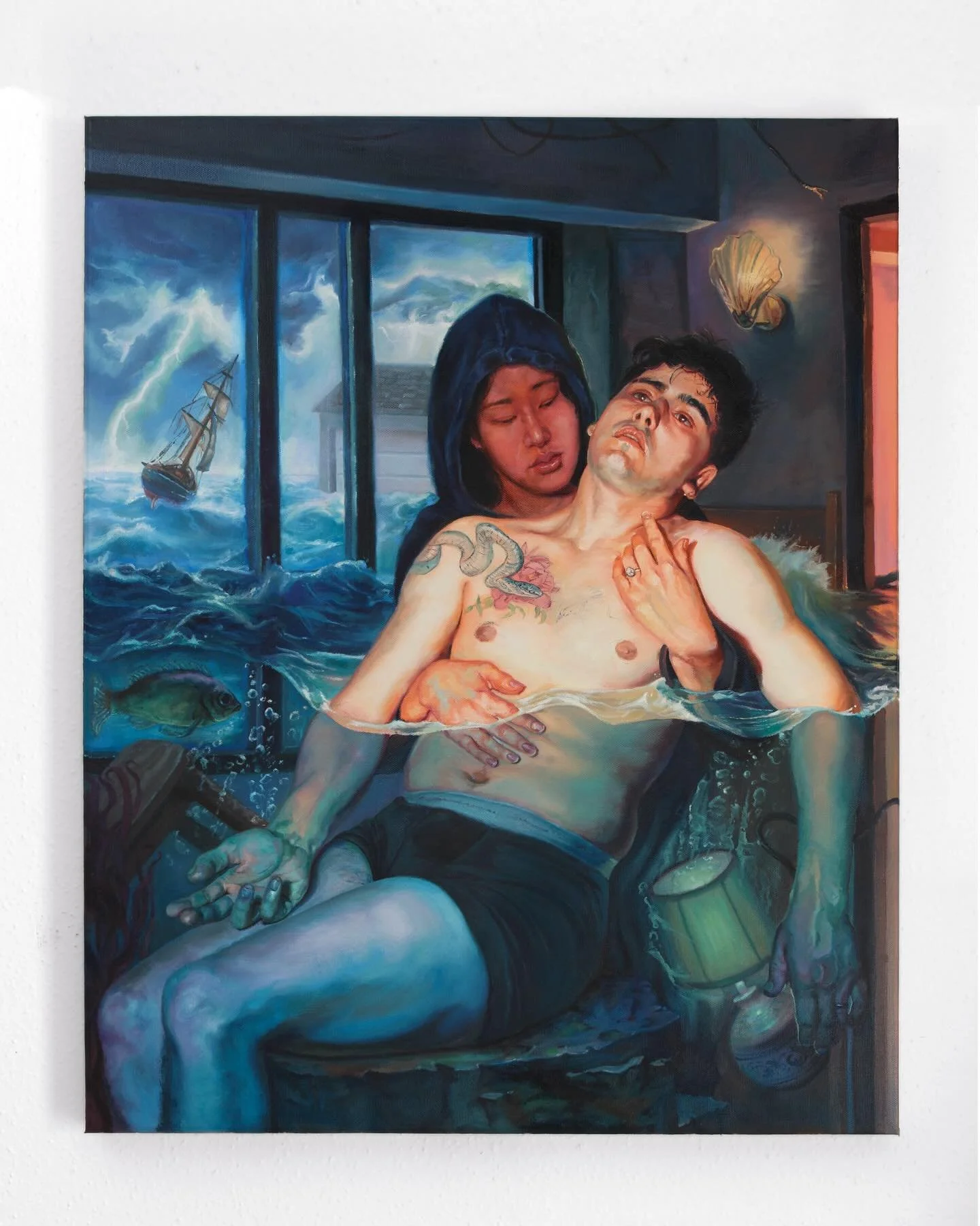 &ldquo;The Calm After the Storm&rdquo;

24&rdquo; by 30&rdquo;

Oil on Canvas 

(First oil painting since college)

#painting #figurativeart #illustration #oilpainting #gamblinoils #blueandorange #figuredrawing