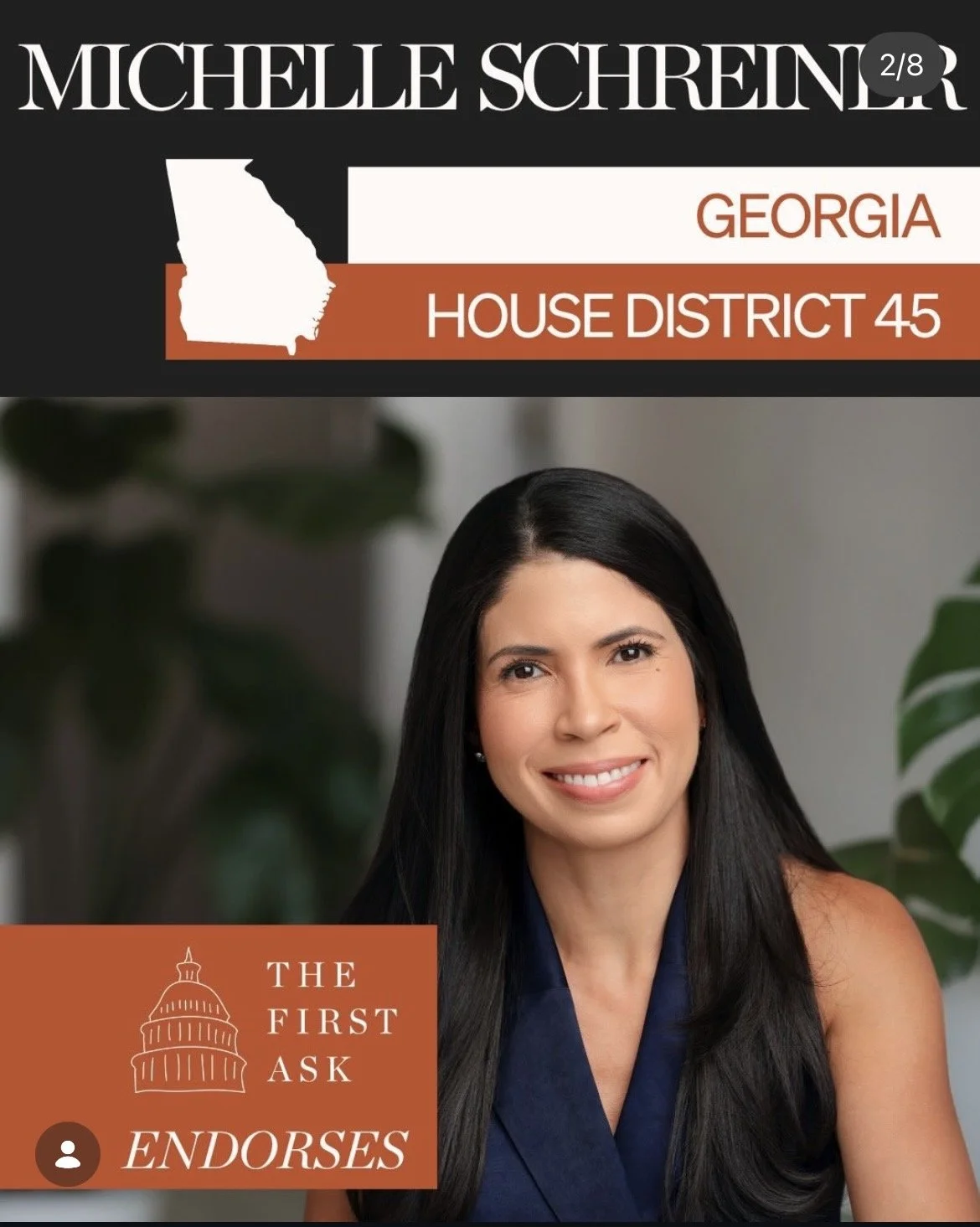The First Ask endorses Michelle Schreiner for Georgia House District 45.
