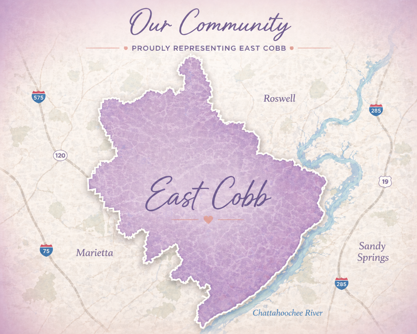 Image of Georgia House District 45 map