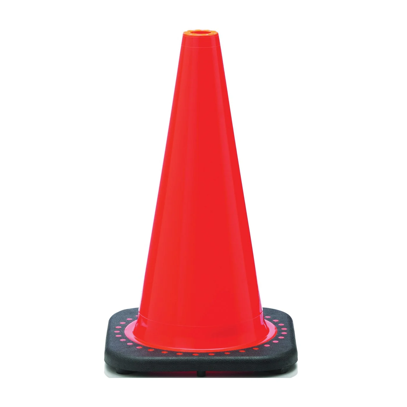 JBC Revolution RS Series RS70025C Traffic Safety Cone, PVC Cone, Fluorescent Orange Cone