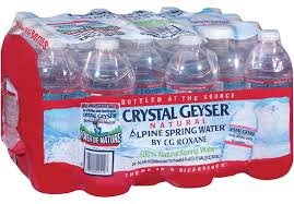 Crystal Geyser 24514-7 Bottle Water, Liquid, Spring Flavor, 16.9 oz Bottle, 24 pack