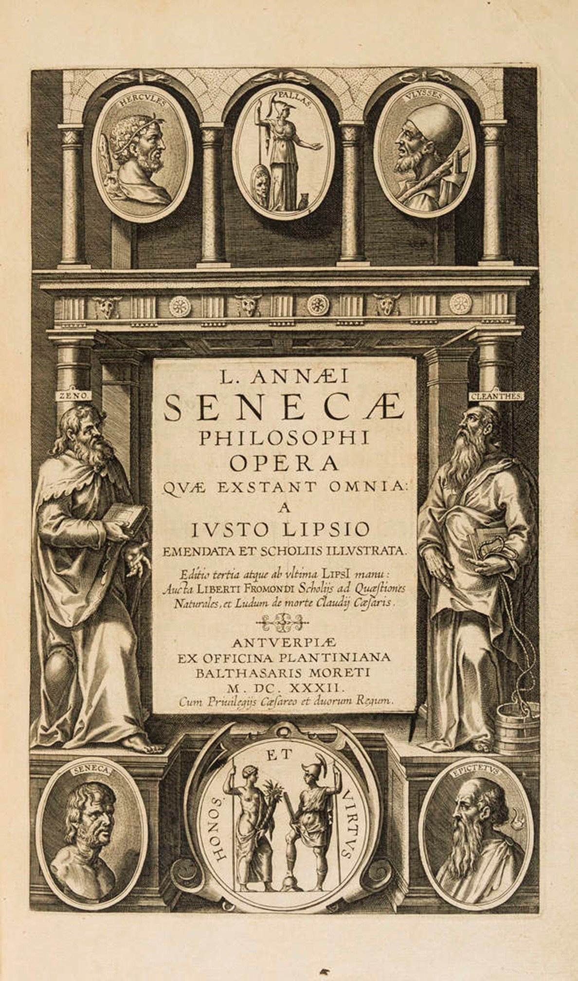 King Louis XIII's copy of Seneca (1632)