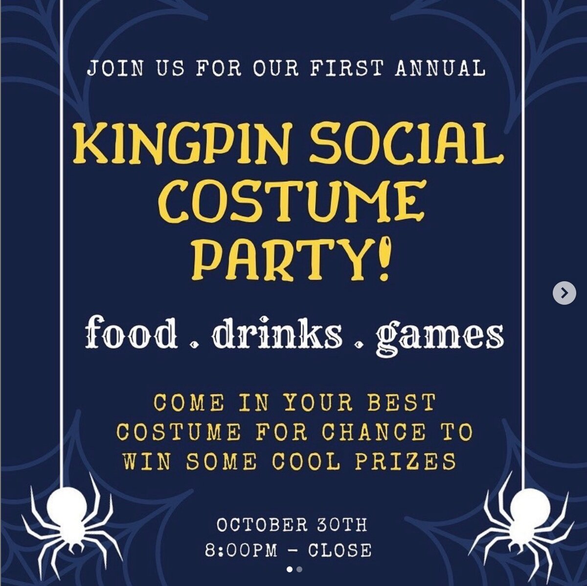 Kingpin Social Costume Party