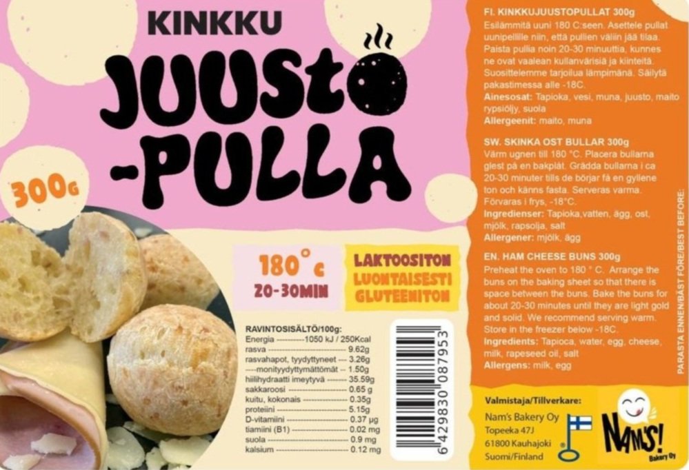 Kinkku Juusto-Pulla