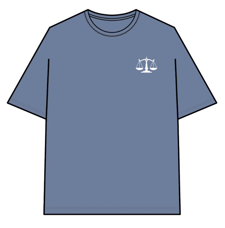 MHS - Social Justice Tee - Washed Denim