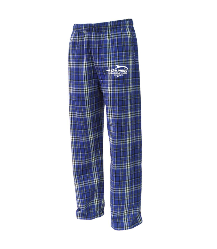 Dolphins - Royal Pajama Pants - Heat Pressed