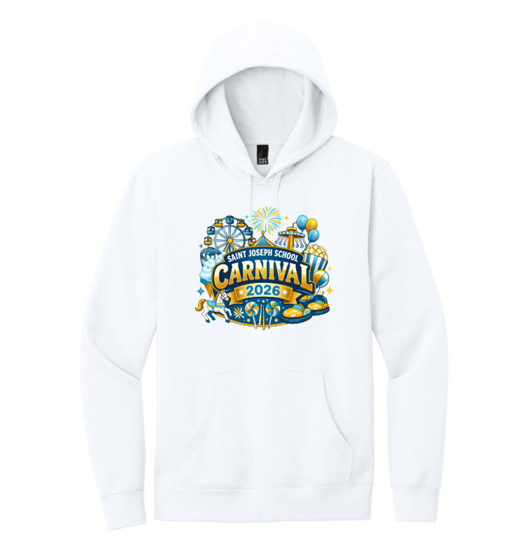 SJS Carnival 2026 - White Pullover Hoodie