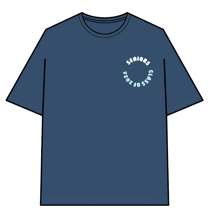 MHS - Seniors Tee - China Blue