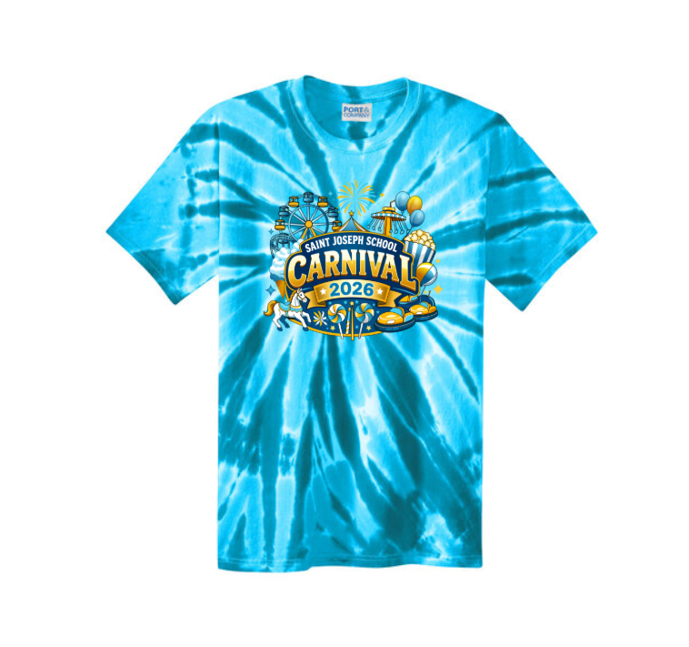 SJS Carnival 2026 - Tie Dye Tee - Neon