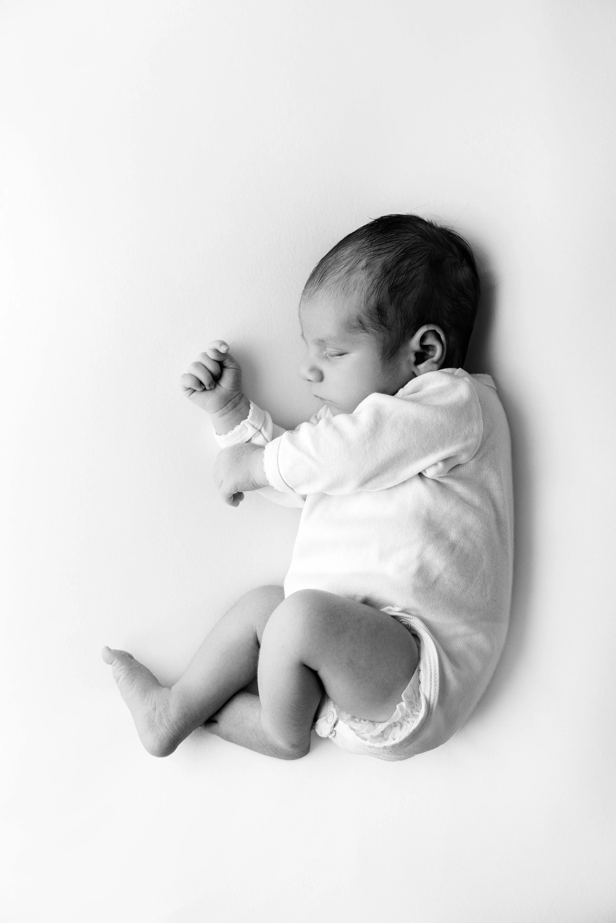 photo bébé épurée