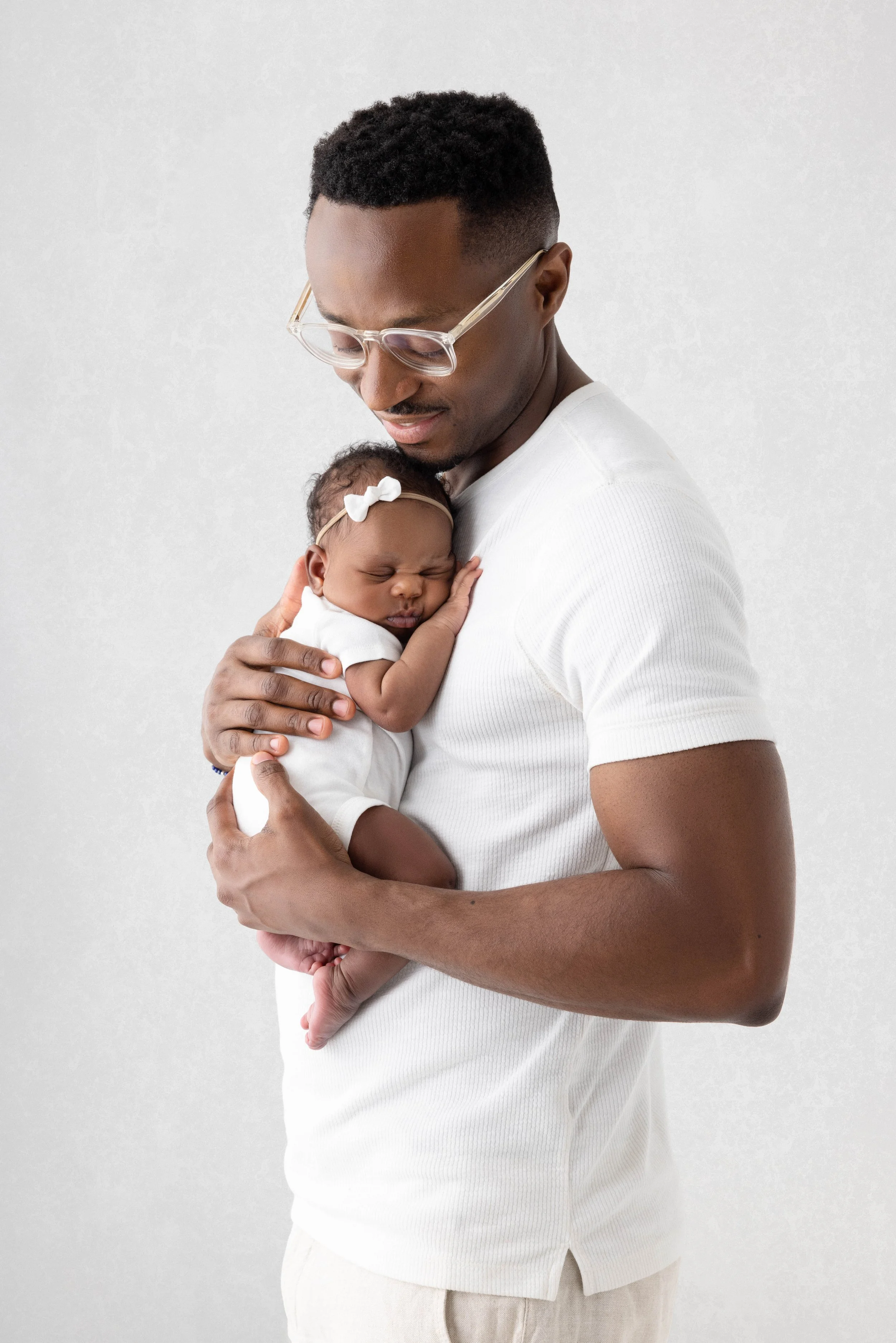 bébé avec papa
