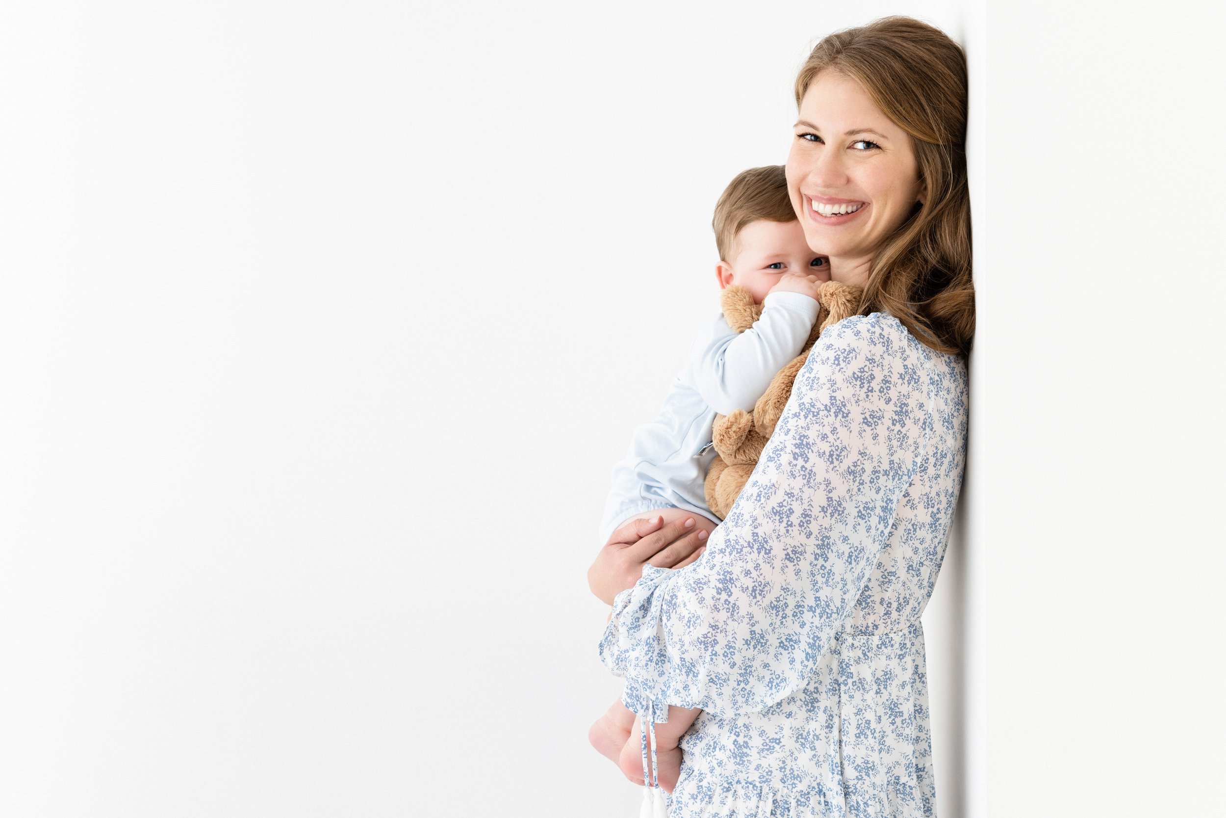 séance photo maman bébé studio