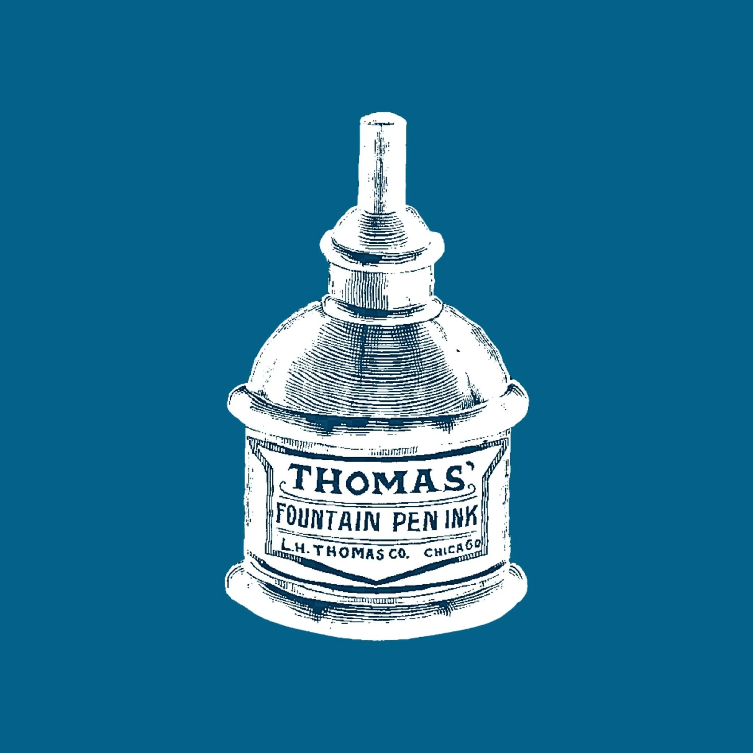 a vintage ink well