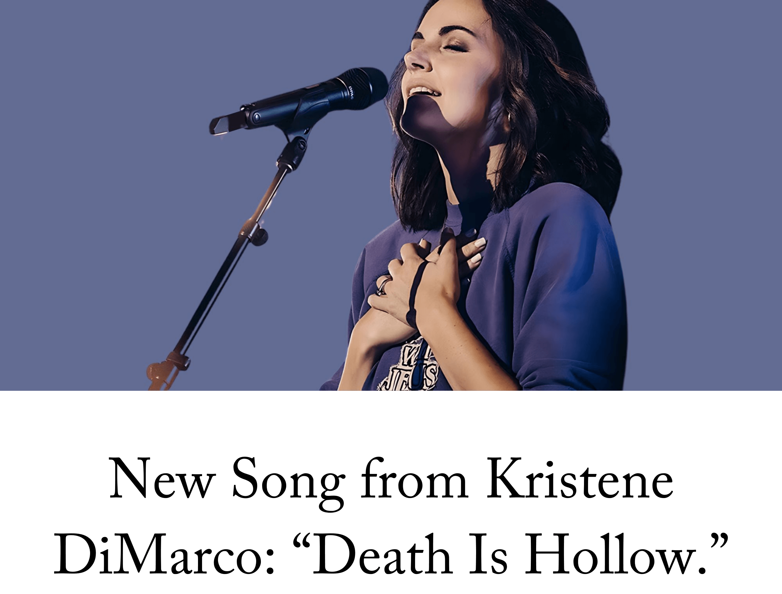 Kristene DiMarco’s ‘Death Is Hollow’ Celebrates Defeat of Death