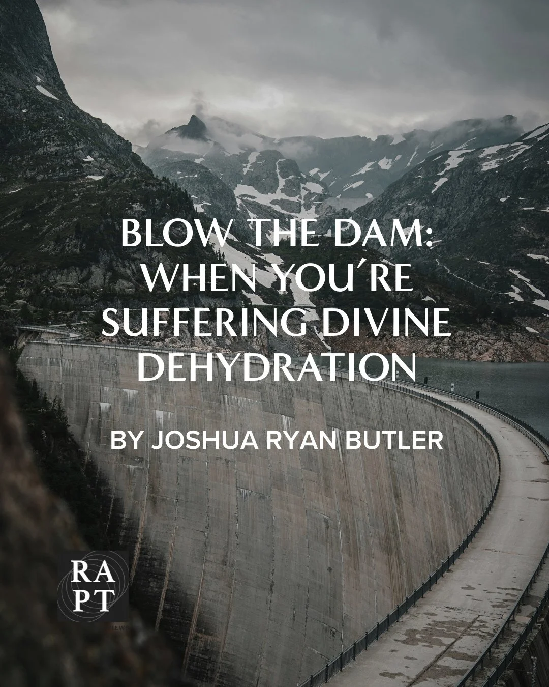 &quot;Are you running to things that just make you thirstier? Running to your Instagram feed to quench your thirst for human approval? Climbing the career ladder in your search for significance? The substitutes taste good going down, but leave you th