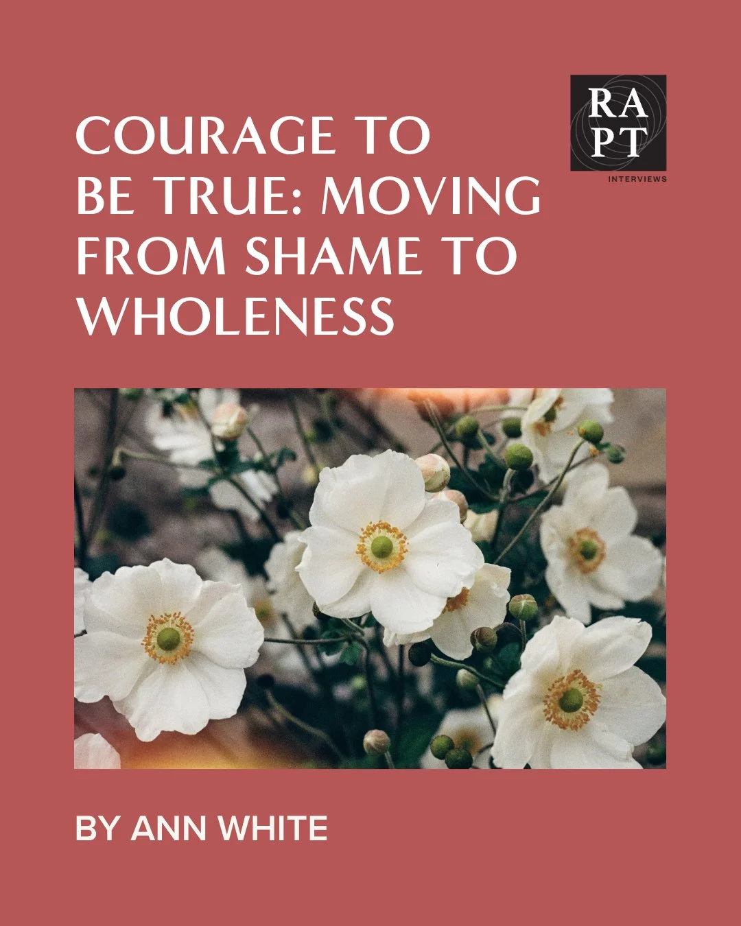 &quot;When we embrace our identity in Christ and learn to love ourselves in healthy ways, it frees us to treasure and love others in healthy ways.&quot; -Ann White⁠
⁠
Read &quot;Courage to Be True: Moving From Shame to Wholeness&quot; at the link in 
