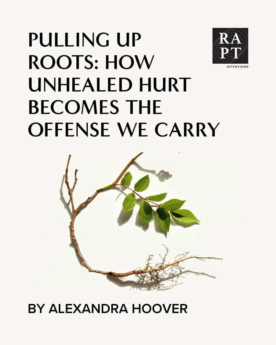 &quot;The longer we carry offense, the more it shapes us, making it harder to see the life we've been called to &mdash; one of abundance, love and release. The hurt hurts, but healing can also be part of our story. We can't pull the vines out of tall