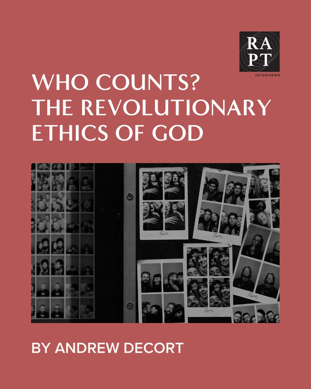 &quot;At heart, the question, 'Who is my neighbor?' interrogates the scope of our moral community. It asks, who is related to us, and who is other? Who am I obligated to care for, and who can I overlook, exclude or even attack without regret? The que