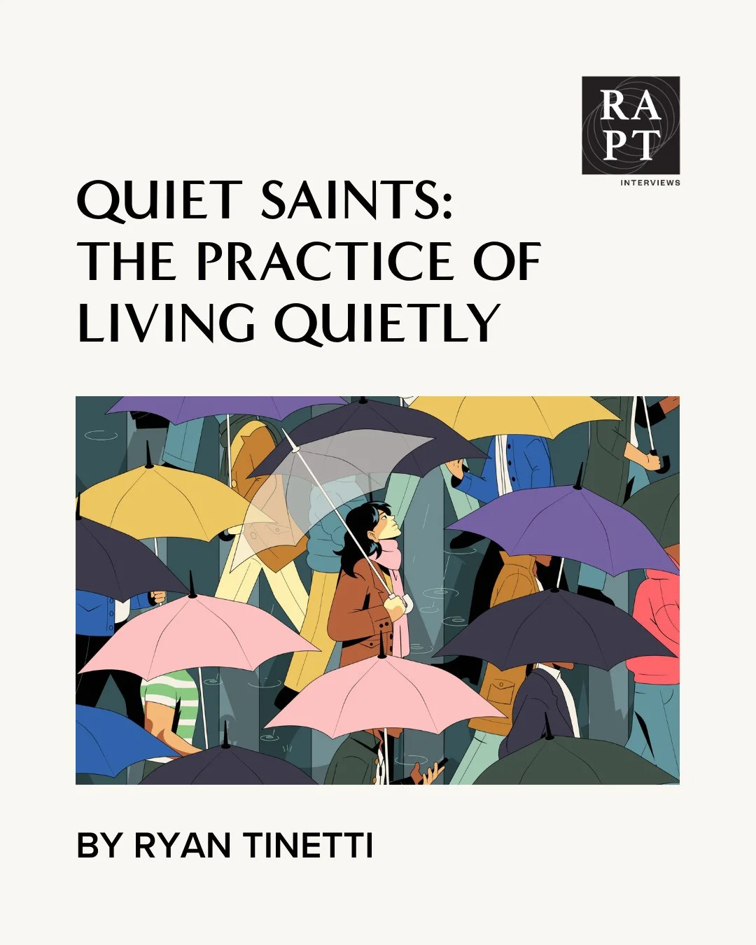"We live in a restless, noisy age, fraught with myriad noisemakers, from digital technology to traffic to the wiles of the devil. All that noise threatens to distract us from the truth of Christ and his word." -Ryan Tinetti⁠
⁠
Read "Qu