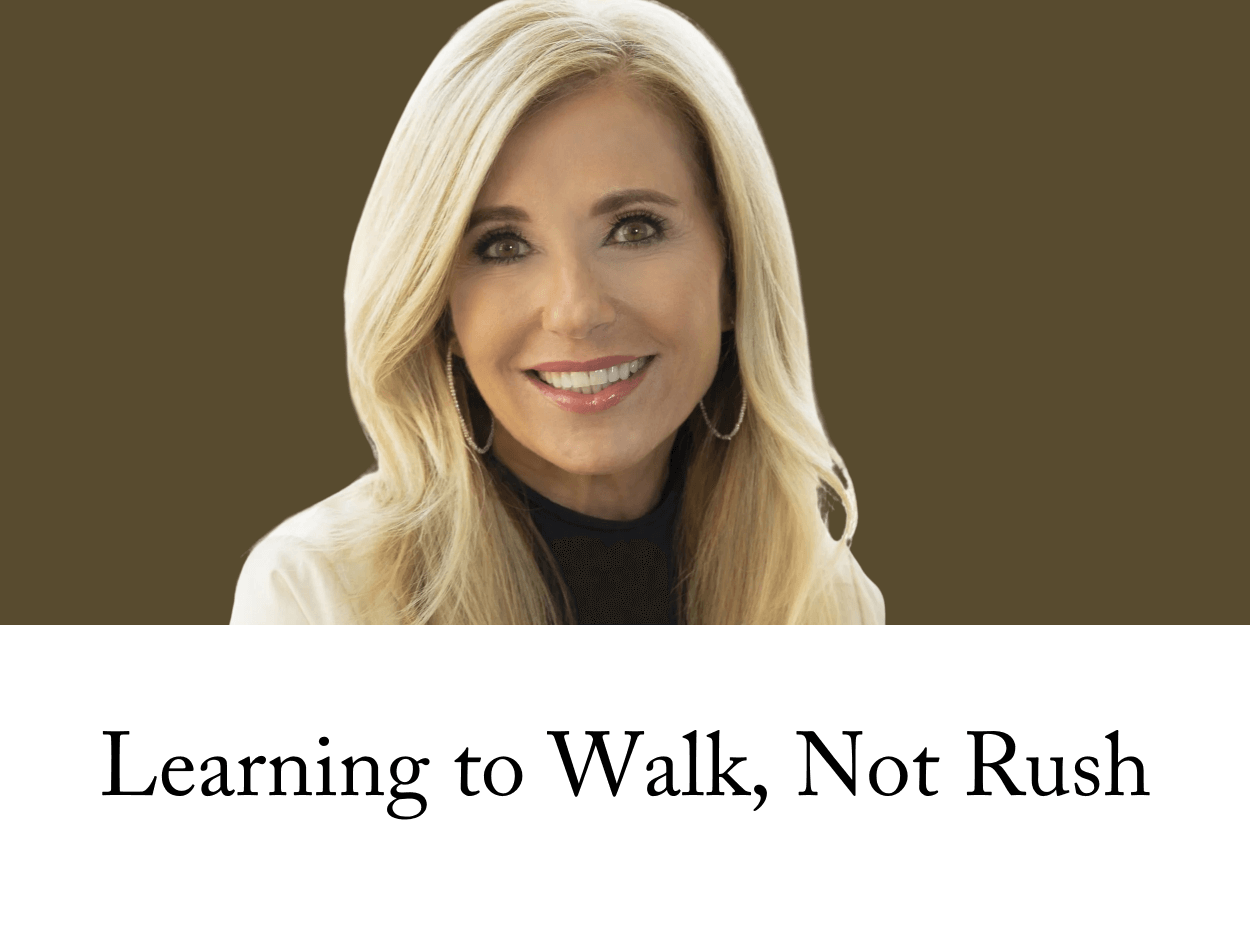 Learning to Walk, Not Rush