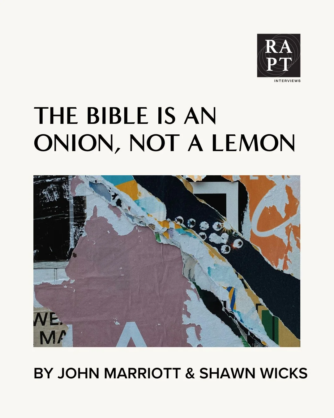 "When some people take on the task of reading and interpreting the Bible, they expect it to be 'easy-peasy lemon squeezy.' In approaching it this way, they are almost guaranteed not to do the job correctly and to walk away with an erroneous unde