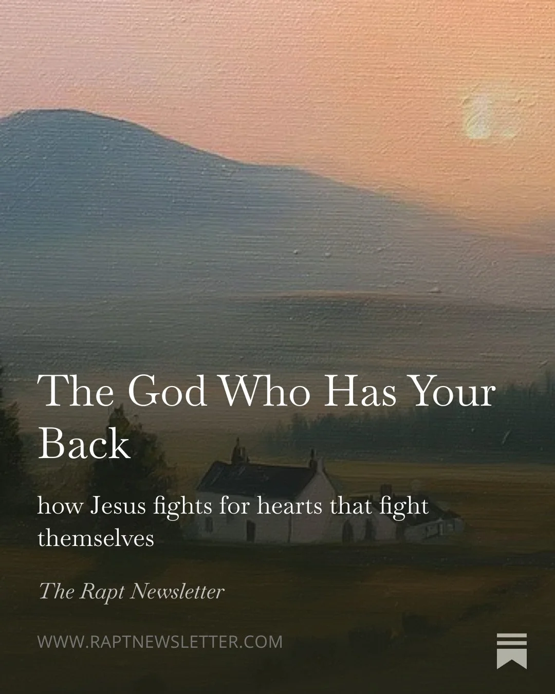 "In quiet prayers, in prayers I didn't know I was praying, the voice of Jesus has broken through, into my thoughts, saying things like, "Wait, I don't agree with that.'' -Justin Camp⁠
⁠
Read "The God Who Has Your Back" at the link