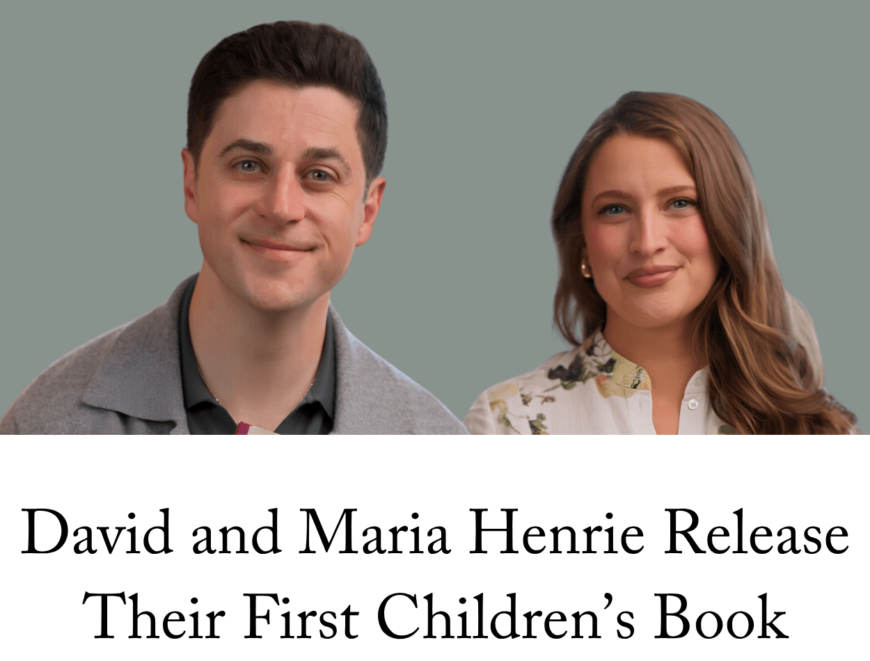 David and Maria Henrie Release Their First Children’s Book