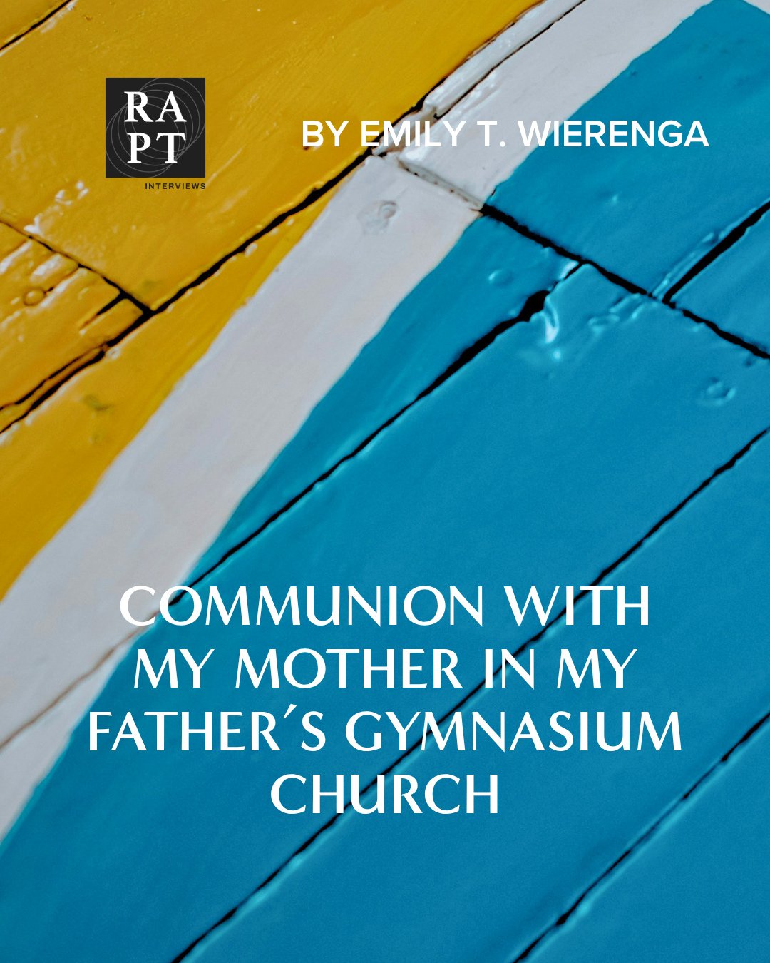 "This time my dad's church is not some tall, red-brick face that seems to glower down on people and dare them to climb its steps. Only to find the doors locked. This time Dad's church is a school gymnasium streaked with marks from the soles of k