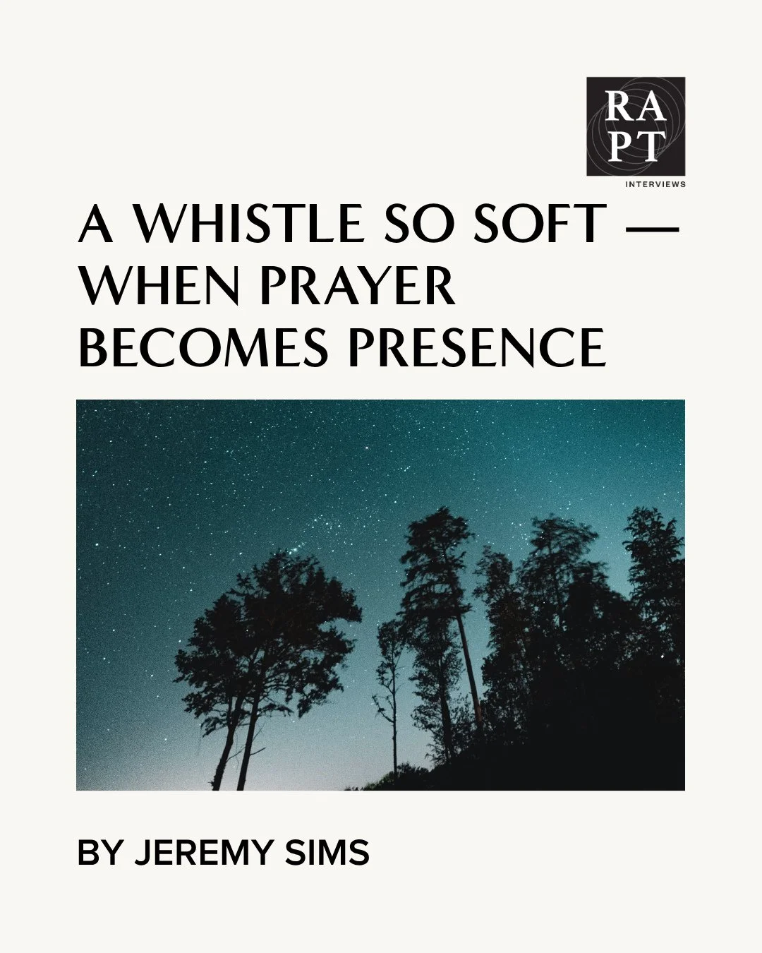 "I had been a pastor for years. I knew how to study the Bible. I knew how to find insight and turn it into application. But this was different. This was not about explanation &mdash; it was about encounter. Something opened in me that night. I d