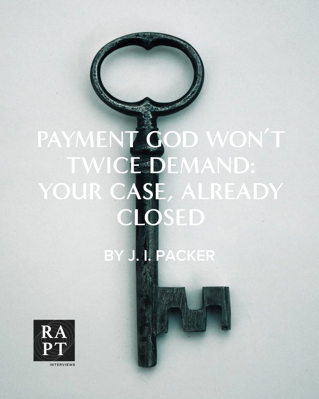 &ldquo;There has been an exchange, a great and wonderful exchange ... whereby the Son of God has taken all our guilt in order to set upon us all his righteousness. Was there ever such love?&rdquo; -J. I. Packer⁠
⁠
Read "Payment God Won&rsquo;t T