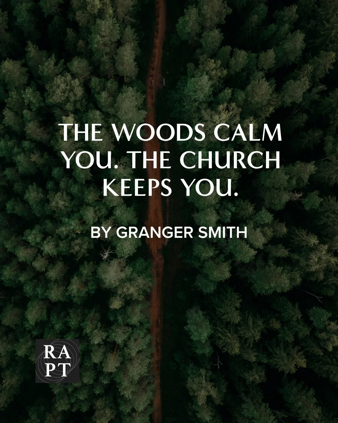 You can meet God in the woods, on a mountain or in a quiet room. But solitude can&rsquo;t do everything community can. In this excerpt from &ldquo;Poison in the Well,&rdquo; opened to Rapt readers, @grangersmith reflects on why Christians need the lo