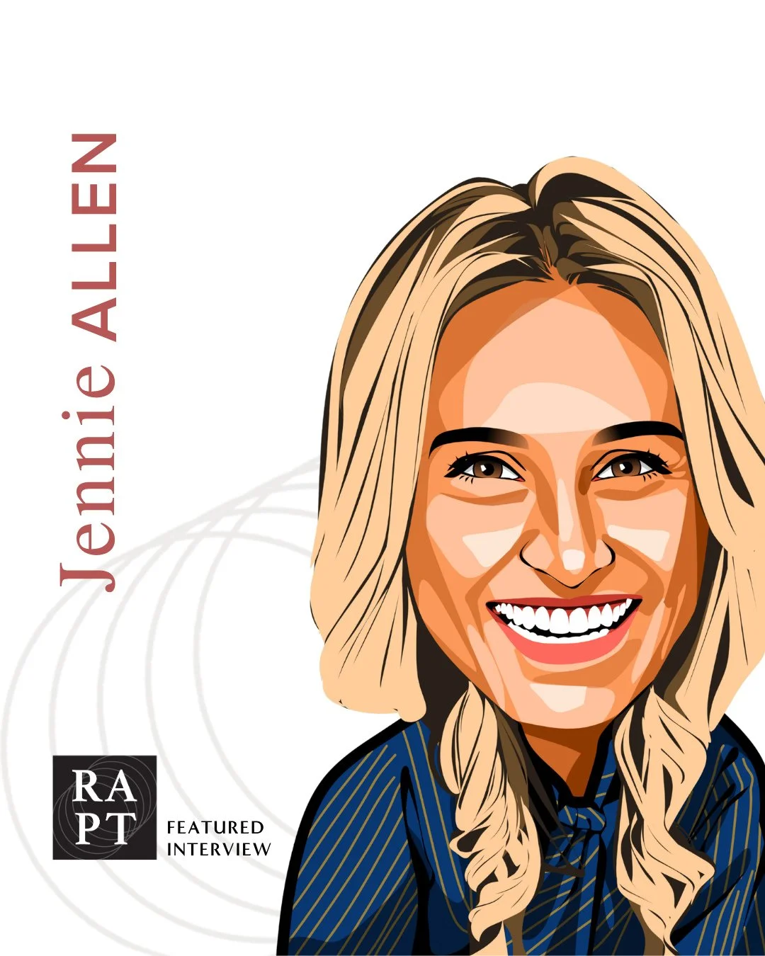 Rapt recently sat down with @jennieallen to chat about faith, life and how God is moving in her right now. She shared with us how tennis and community rejuvenate her spirit, how she fights not to pass down a mindset of striving to her children and th
