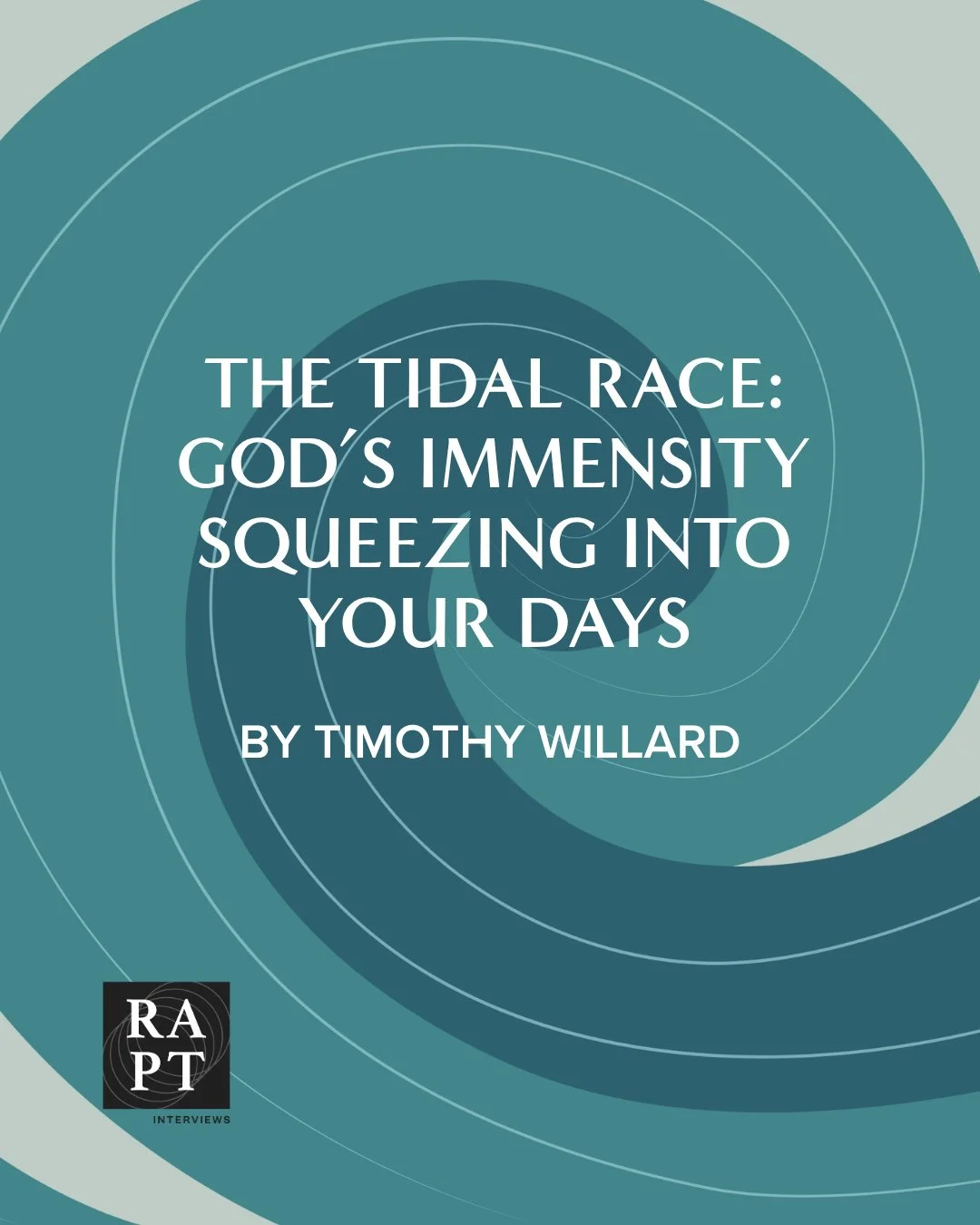 Ever cried at music without knowing why? Timothy Willard did, in a truck in the rain. He traces it to God's infinite love, goodness and presence breaking into our finite world. He puts you in a theater in Oxford while a cellist does the same thing on