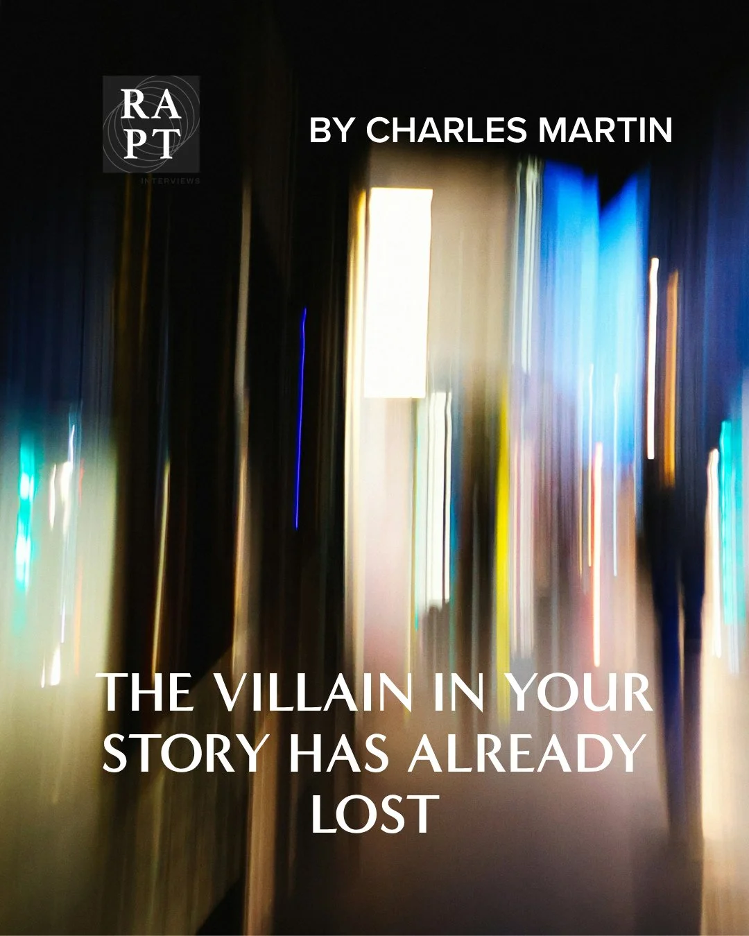 Charles Martin has written 18 novels, so he knows how an antagonist works. Where did the Devil come from, and why is he against you? Martin finds a creature who tired of reflecting God's light and wanted to be looked at instead. You may know the feel