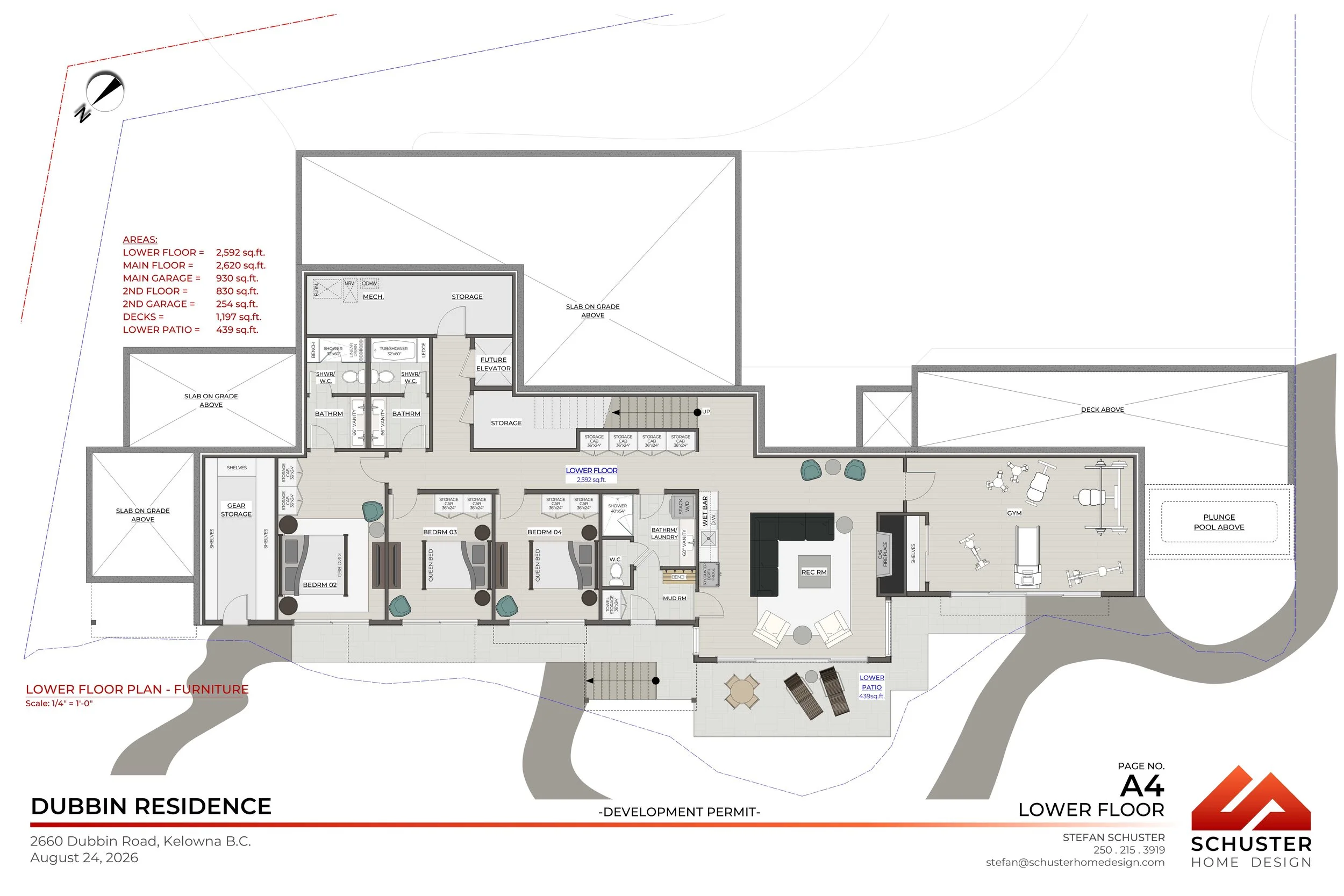 Schuster Home Design waterfront custom floor plans lower 06.jpg
