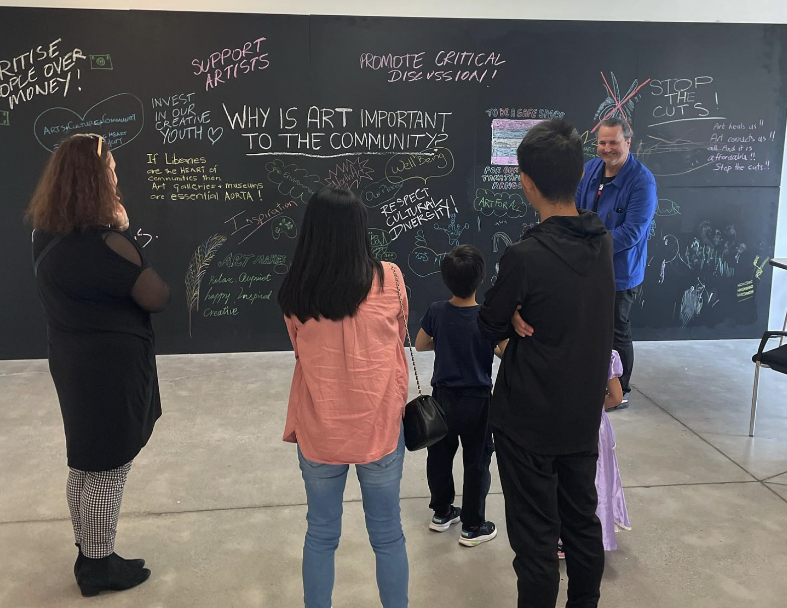 Northart feedback day | discussing the proposed budget cuts for Tāmaki Makaurau