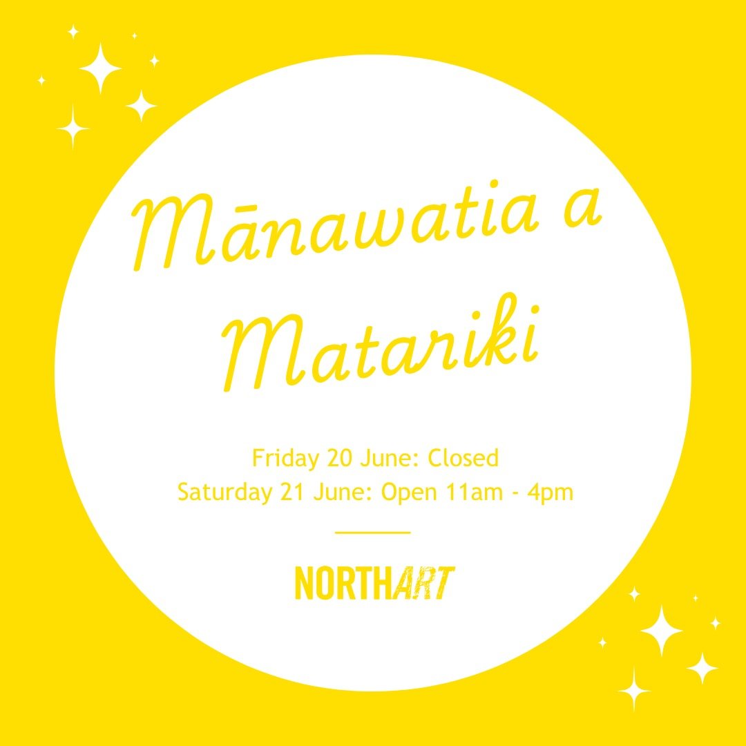 💫 The Northart Team wish you and your whānau a restful and happy Matariki holiday weekend. We are open on Saturday, 21 June from 11am - 4pm.
Pop in to view our current exhibition by Northcote local photographer, Gerald Lopez!
.
.
.
#matariki #mānawa