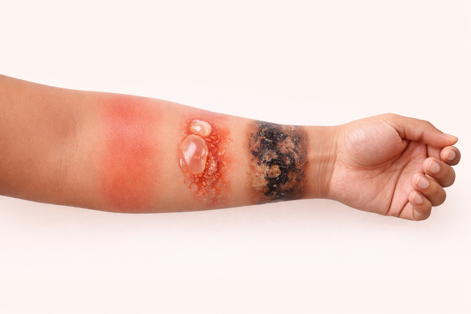 burns explained: how burn scars heal and when scar camouflage may be an option